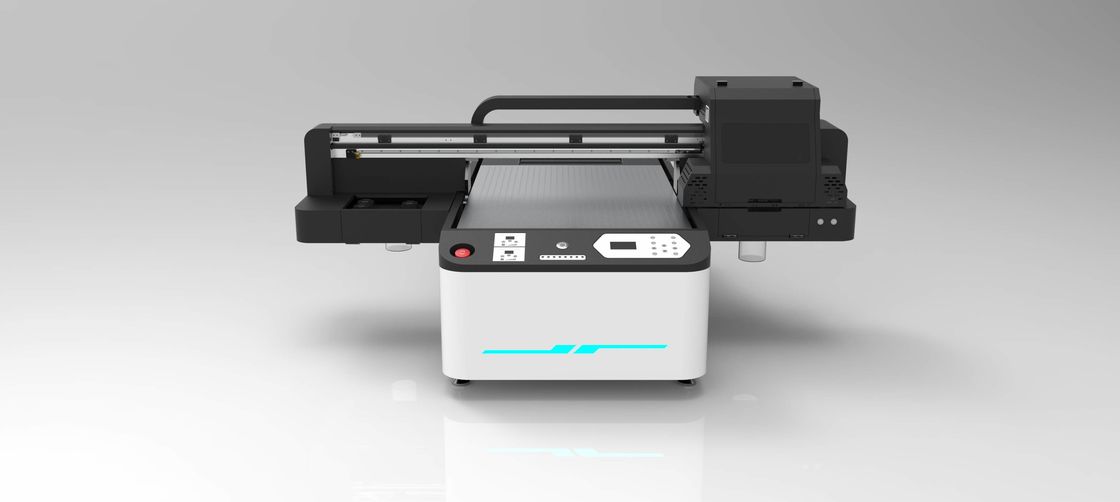 6 Ταχύτητα πέρασης CMYK UV επιφανειακός εκτυπωτής με υψηλή χωρητικότητα για πολλαπλά υλικά