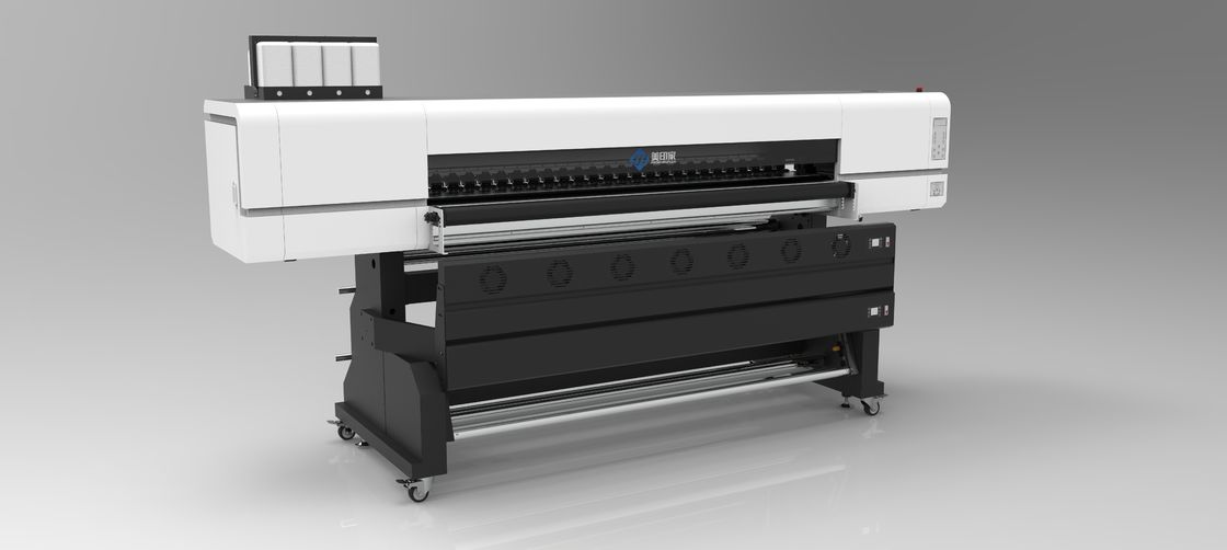 Βιομηχανικός εκτυπωτής μεμβράνης sublimation βαφής L2985xW928xH1573mm Ταχύτητα εκτύπωσης 4 Pass 35m2/ώρα 6pass:25m2/ώρα 8pass:16m2/ώρα