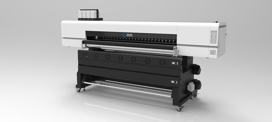 Βιομηχανικός εκτυπωτής μεμβράνης sublimation βαφής L2985xW928xH1573mm Ταχύτητα εκτύπωσης 4 Pass 35m2/ώρα 6pass:25m2/ώρα 8pass:16m2/ώρα