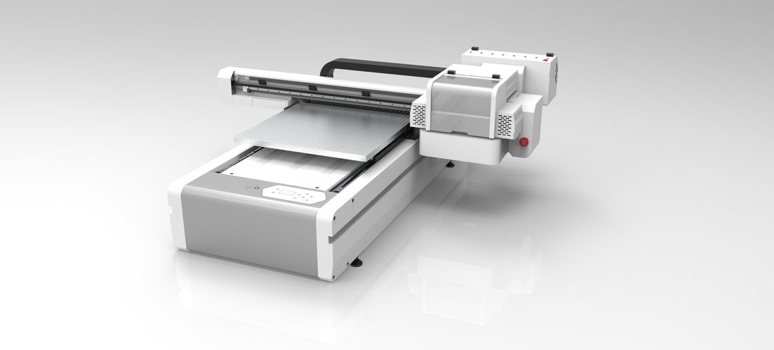 Ιαπωνία THK Guideway UV Inkjet flatbed printer με THK guide rail και τροφοδοσία μελάνης θετικής πίεσης